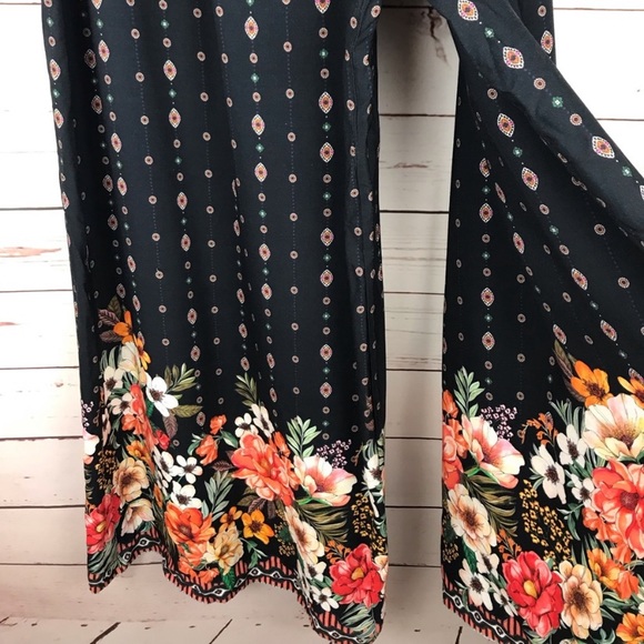 🆕NWT rare Floral Farm Rio Wide Leg Pants - Picture 4 of 8